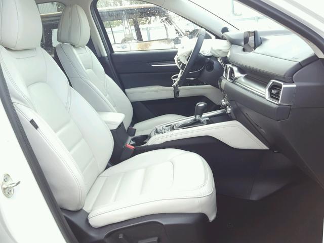 JM3KFADM0J0410395 - 2018 MAZDA CX-5 GRAND WHITE photo 5