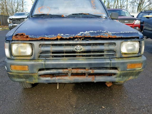 4TARN81AXRZ189114 - 1994 TOYOTA PICKUP 1/2 BLUE photo 9