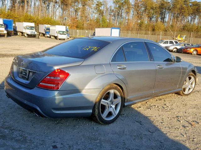 WDDNG71X98A160024 - 2008 MERCEDES-BENZ S 550 GRAY photo 4