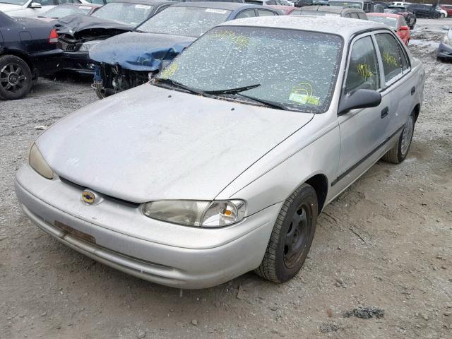 1Y1SK5284XZ433695 - 1999 CHEVROLET GEO PRIZM SILVER photo 2