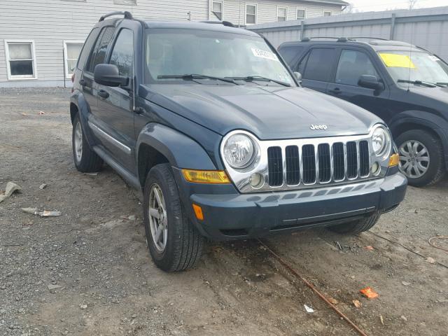 1J4GL58K05W564447 - 2005 JEEP LIBERTY LI GREEN photo 1