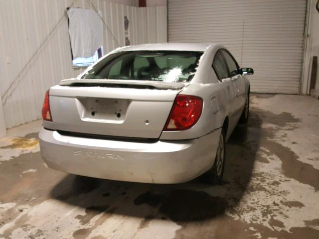 1G8AV14F63Z176734 - 2003 SATURN ION LEVEL SILVER photo 4