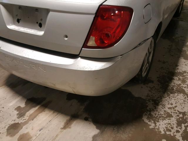 1G8AV14F63Z176734 - 2003 SATURN ION LEVEL SILVER photo 9