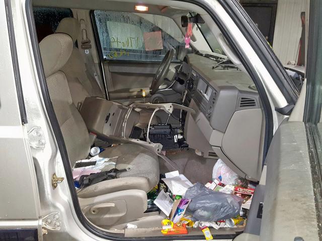 1J8HG48P97C558440 - 2007 JEEP COMMANDER ვერცხლისფერი ფოტო 5