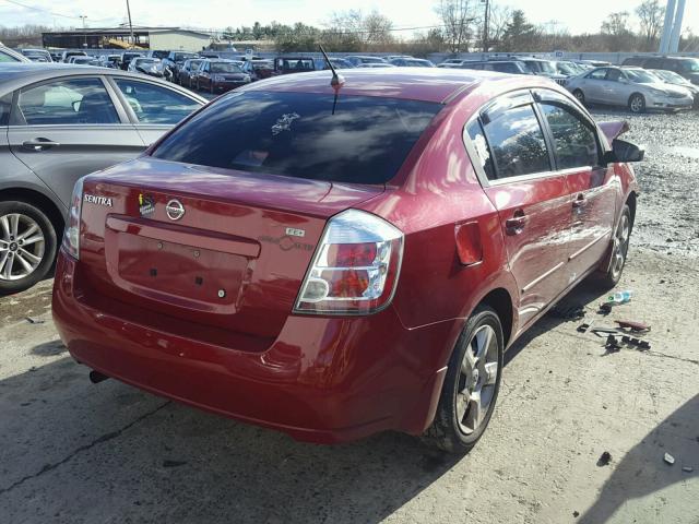 3N1AB61E49L692777 - 2009 NISSAN SENTRA 2.0 RED photo 4