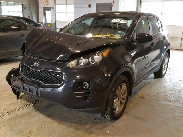 KNDPMCAC3H7287124 - 2017 KIA SPORTAGE L BLACK photo 2