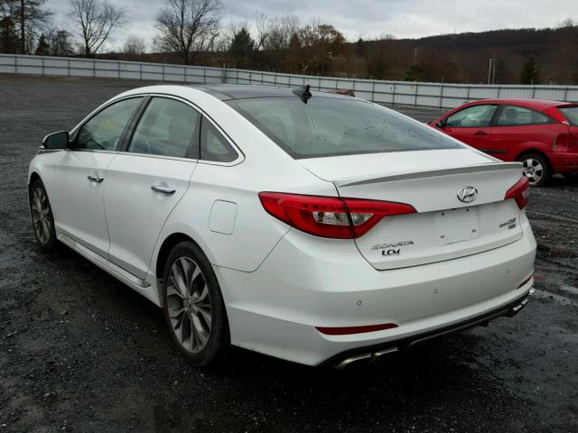 5NPE34ABXFH257621 - 2015 HYUNDAI SONATA SPO WHITE photo 3