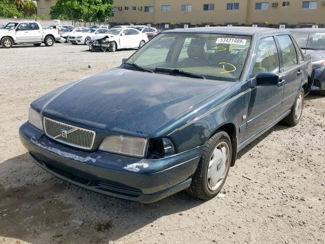 YV1LS55A2X1567492 - 1999 VOLVO S70 BLUE photo 2