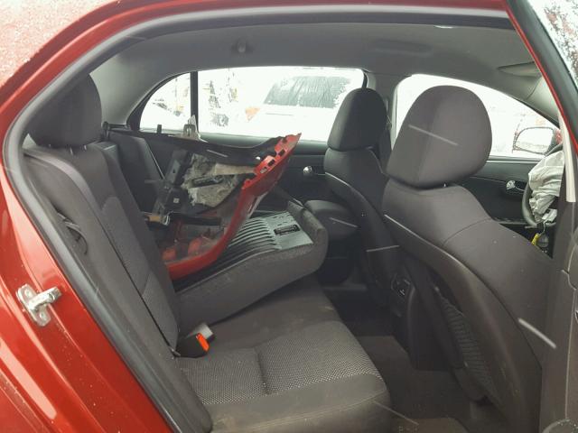 1G1ZC5E03CF224250 - 2012 CHEVROLET MALIBU 1LT RED photo 6