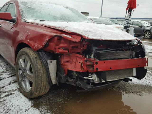 1G1ZC5E03CF224250 - 2012 CHEVROLET MALIBU 1LT RED photo 9