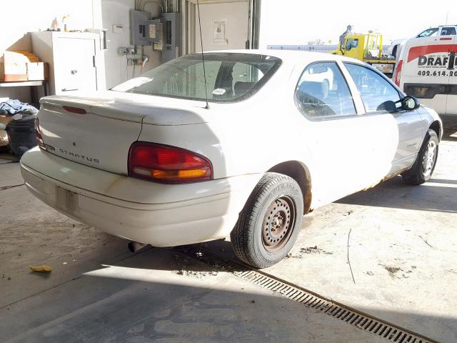 1B3EJ46XXXN527847 - 1999 DODGE STRATUS WHITE photo 4