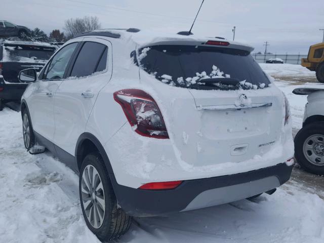 KL4CJESB3KB715491 - 2019 BUICK ENCORE PRE WHITE photo 3