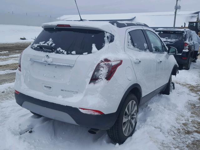 KL4CJESB3KB715491 - 2019 BUICK ENCORE PRE WHITE photo 4