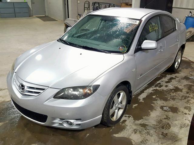 JM1BK123461534928 - 2006 MAZDA 3 S SILVER photo 2