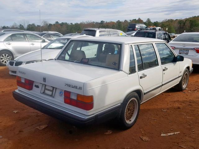 YV1GA6942J0053797 - 1988 VOLVO 760 GLE WHITE photo 4