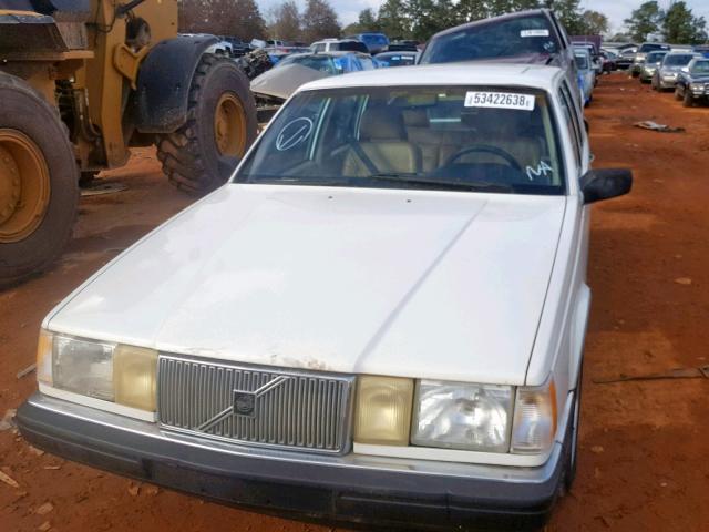 YV1GA6942J0053797 - 1988 VOLVO 760 GLE WHITE photo 9