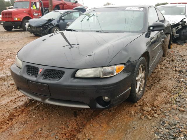 1G2WP12K12F142145 - 2002 PONTIAC GRAND PRIX BLACK photo 2