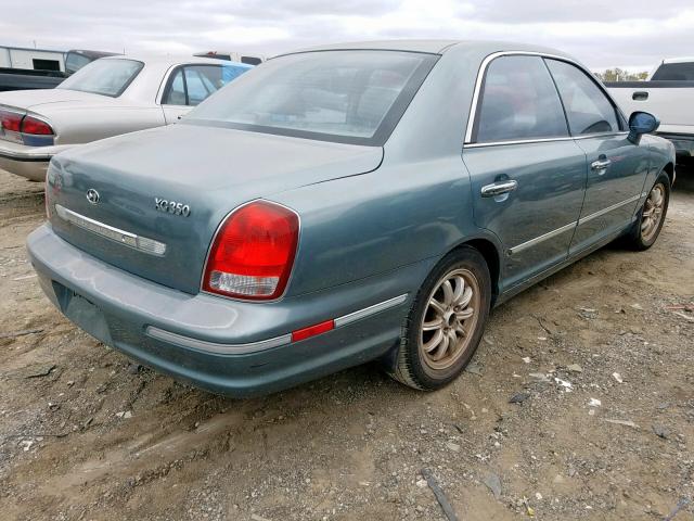 KMHFU45E23A256743 - 2003 HYUNDAI XG 350 SILVER photo 4