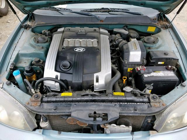 KMHFU45E23A256743 - 2003 HYUNDAI XG 350 SILVER photo 7