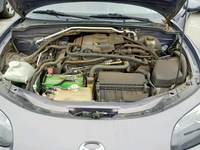 JM1NC25F960122466 - 2006 MAZDA MX-5 MIATA GRAY photo 7