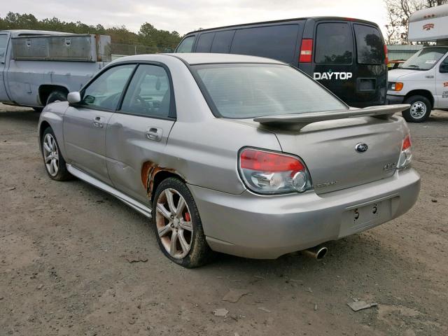 JF1GD79686H520062 - 2006 SUBARU IMPREZA WR SILVER photo 3