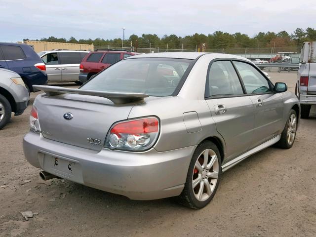 JF1GD79686H520062 - 2006 SUBARU IMPREZA WR SILVER photo 4