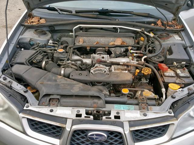 JF1GD79686H520062 - 2006 SUBARU IMPREZA WR SILVER photo 7