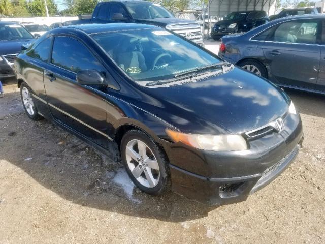 2HGFG11887H514573 - 2007 HONDA CIVIC EX BLACK photo 1