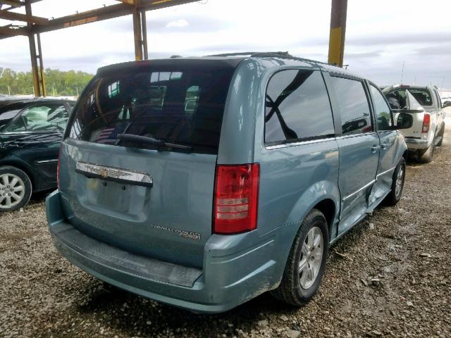 2A8HR54189R529281 - 2009 CHRYSLER TOWN & COU GREEN photo 4