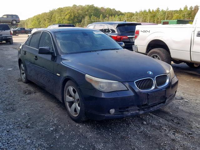 WBANE53587CW59199 - 2007 BMW 525 I BLACK photo 1