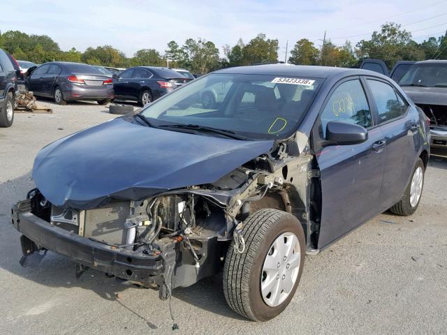 2T1BPRHE7EC115961 - 2014 TOYOTA COROLLA EC 蓝色 照片 2