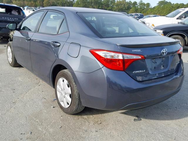 2T1BPRHE7EC115961 - 2014 TOYOTA COROLLA EC 蓝色 照片 3