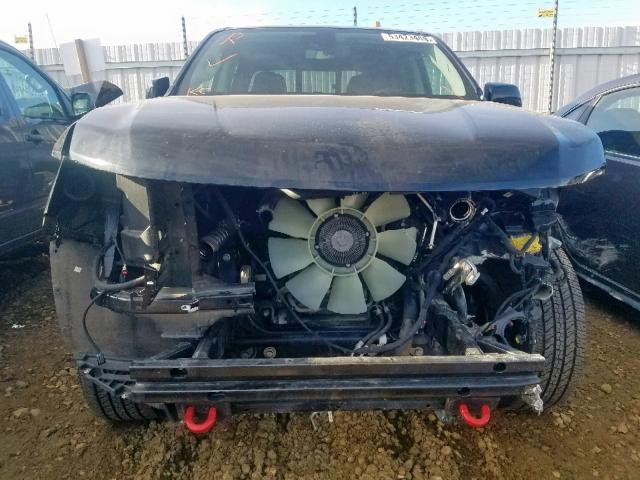 1GCPTCE10K1145223 - 2019 CHEVROLET COLORADO L BLACK photo 9