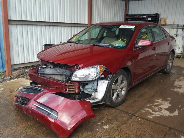 1G1ZJ57BX9F233377 - 2009 CHEVROLET MALIBU 2LT RED photo 2