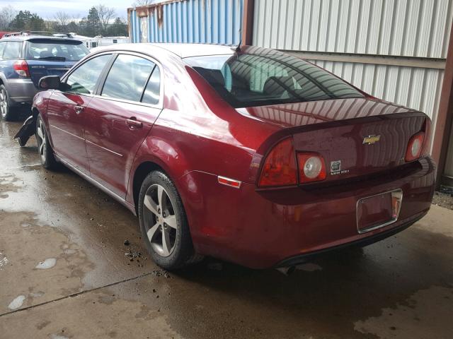 1G1ZJ57BX9F233377 - 2009 CHEVROLET MALIBU 2LT RED photo 3