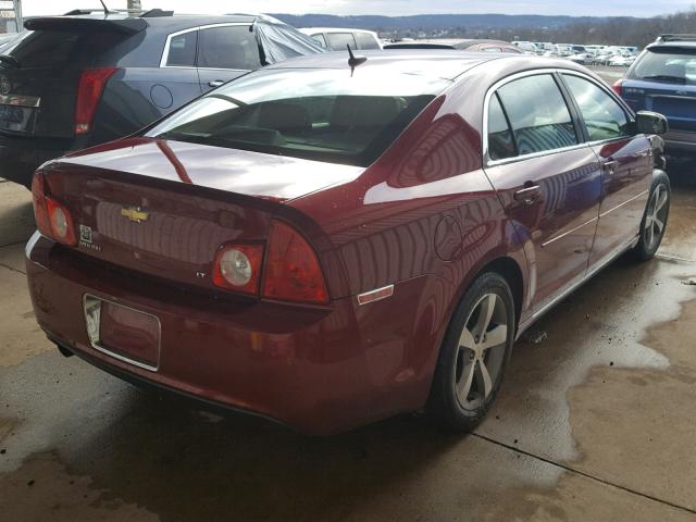 1G1ZJ57BX9F233377 - 2009 CHEVROLET MALIBU 2LT RED photo 4