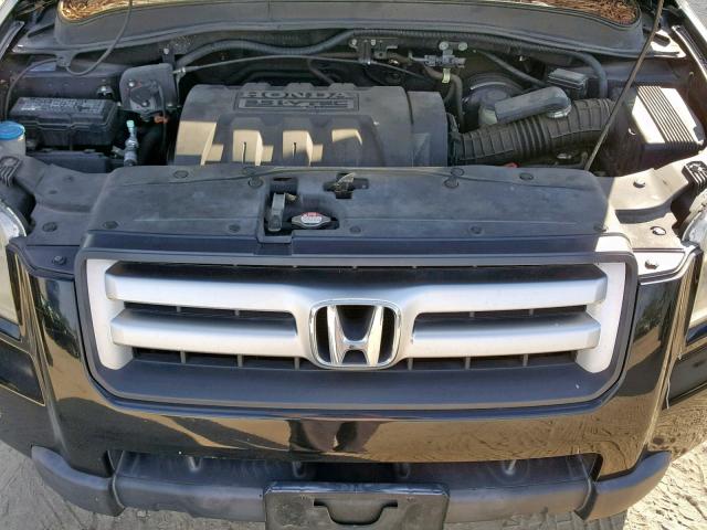 5FNYF28338B026603 - 2008 HONDA PILOT SE BLACK photo 7