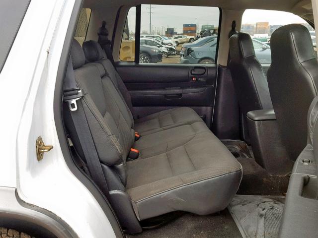 1B4HS38N52F193029 - 2002 DODGE DURANGO SP WHITE photo 6