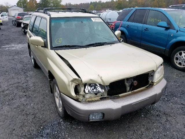 JF1SF65582H708831 - 2002 SUBARU FORESTER S GOLD photo 1