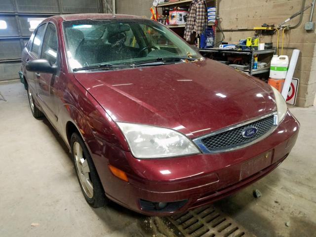 1FAFP34N96W126589 - 2006 FORD FOCUS ZX4 RED photo 1