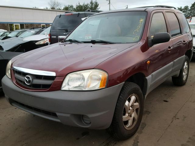 4F2YZ02B44KM10804 - 2004 MAZDA TRIBUTE DX 红色 照片 2