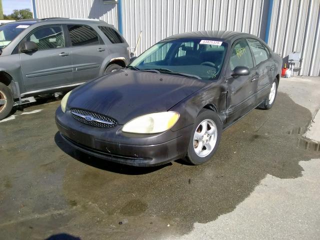 1FAFP55U02A263848 - 2002 FORD TAURUS SES GRAY photo 2