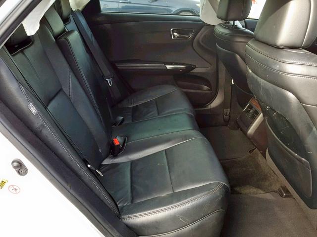 4T1BK1EBXFU179972 - 2015 TOYOTA AVALON XLE WHITE photo 6