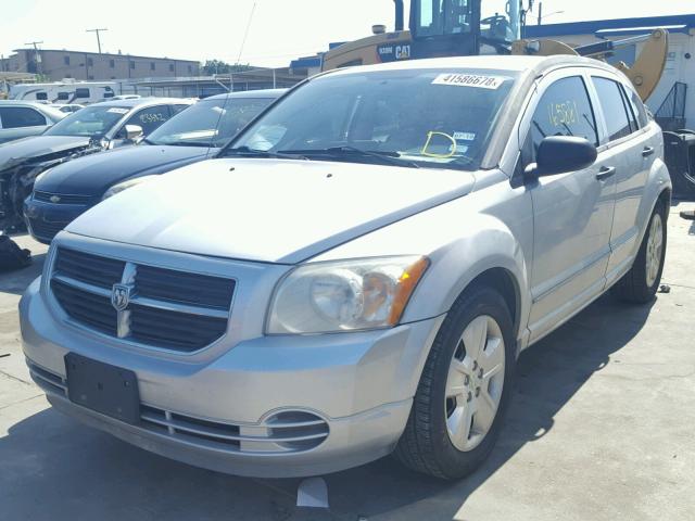 1B3HB48B57D551992 - 2007 DODGE CALIBER SX SILVER photo 2