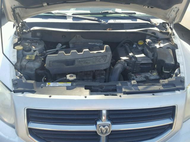 1B3HB48B57D551992 - 2007 DODGE CALIBER SX SILVER photo 7