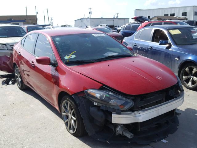 1C3CDFBB6ED915121 - 2014 DODGE DART SXT RED photo 1