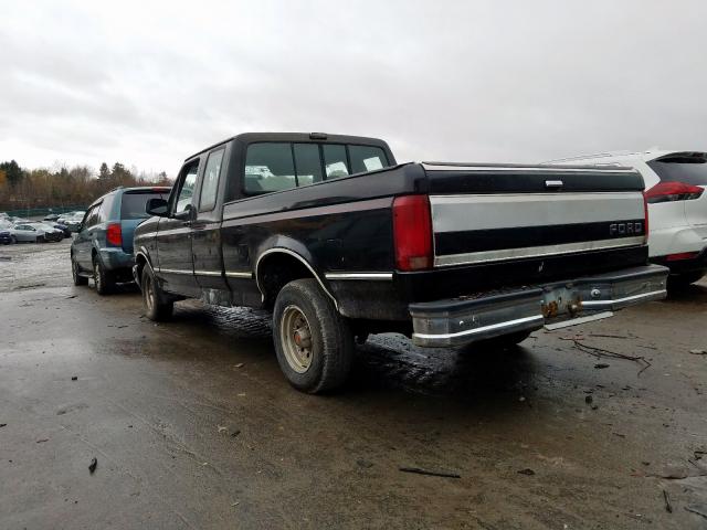 1FTEX15N2PKB73206 - 1993 FORD F150 BLACK photo 3