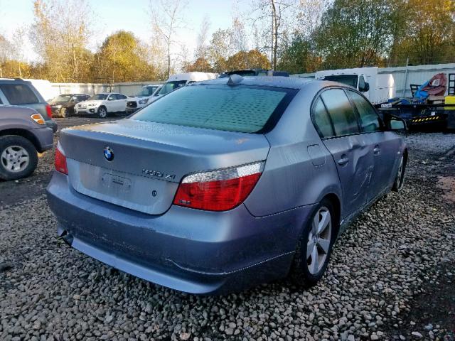 WBANF73517CU28234 - 2007 BMW 530 XI SILVER photo 4