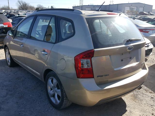 KNAFG526277070683 - 2007 KIA RONDO LX GOLD photo 3