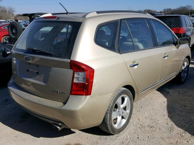 KNAFG526277070683 - 2007 KIA RONDO LX GOLD photo 4